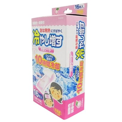 코쿠보 열 냉각시트 어린이용 복숭아향