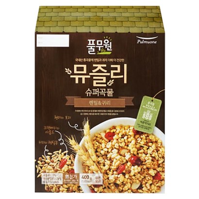 풀무원 슈퍼곡물 렌틸 귀리 뮤즐리