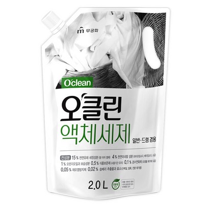 무궁화 오클린 액상 세탁세제 리필