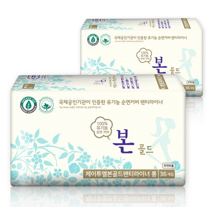 유기농본 골드 롱 팬티라이너
