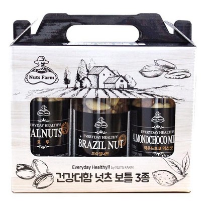 넛츠팜 건강더함 넛츠보틀 3종