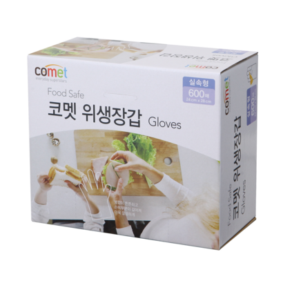 코멧 위생 비닐장갑 실속형 600매