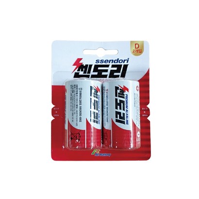 쎈도리 알칼라인 건전지 R20 SIZE D 15V