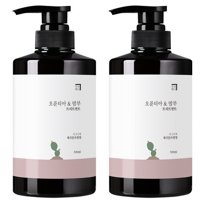살림백서 오푼티아 앤 밤부 헤어트리트먼트 체리블라썸향 리뷰 후기