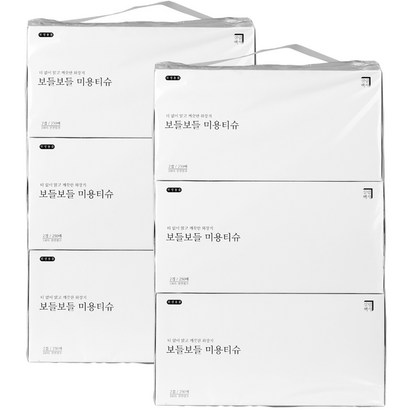 살림백서 보들보들 미용티슈 2겹 250매