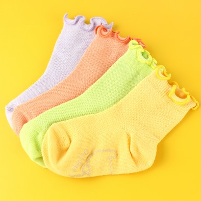 코코비도로시 칼리아 레이스메쉬 펄미끄럼방지 아동양말 4종