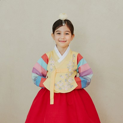 하랑한복 여아용 선화랑 한복세트 복주머니 랜덤 발송