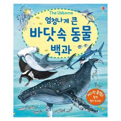 엄청나게 큰 바닷속 동물 백과:커다란 플랩을 활짝 펼쳐보세요! 리뷰후기