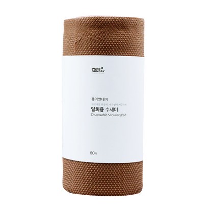 퓨어썬데이 뽀드득 일회용수세미