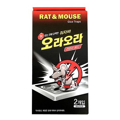 대일제약 쥐자바 오라오라 쥐 포획용 끈끈이 본드
