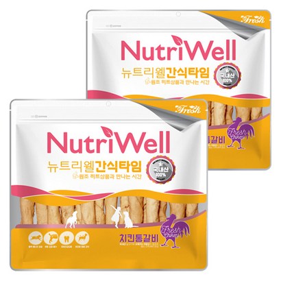 뉴트리웰 간식타임 강아지 육포