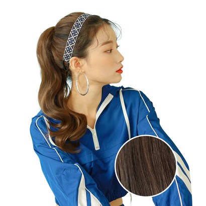 가발매니아 올림머리 포니테일 가발 2초포니 다이아