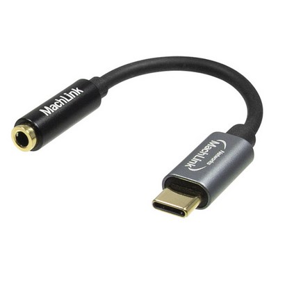 마하링크 하이파이 DAC USB C타입 TO 4극 3 AUX 케이블 젠더