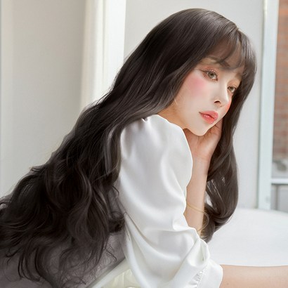 가발나라 여성 통가발 시스루뱅 큐닉웨이브
