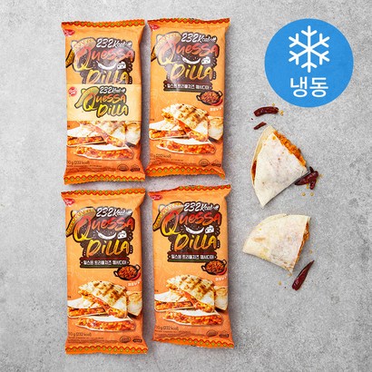 밀스원 트리플치즈 퀘사디아 매콤닭갈비맛