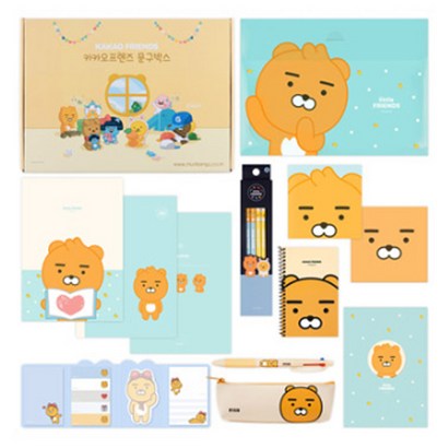 카카오프렌즈 알찬구성 문구세트 포장