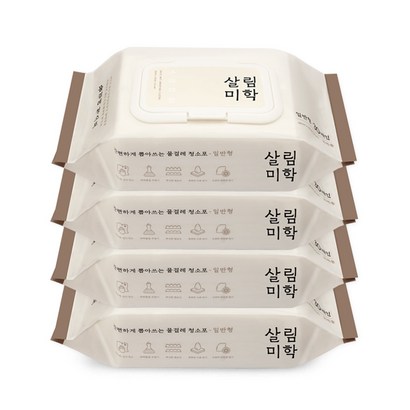 살림미학 일반형 물걸레 청소포 30매
