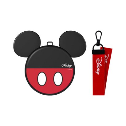 디즈니 미키마우스 쓰리서클 미러 보조배터리 Ah USB