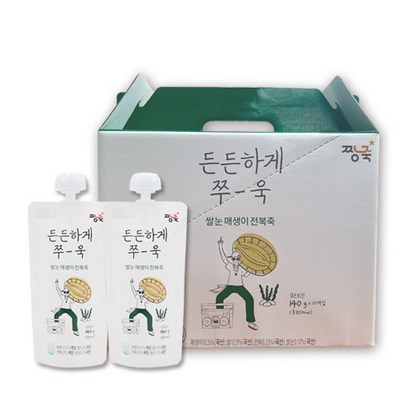 짱죽 쌀눈 매생이 전복죽 스파우트형