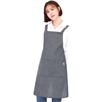 미단디자인 여름 면 바리스타 앞치마 HA208