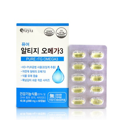 유유제약 퓨어 알티지 오메가3