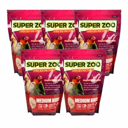 SuerZoo 프리미엄 중형새 사료 리뷰후기