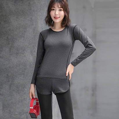 퍼스트레인 여성용 긴팔티 반바지 레깅스 요가복 YO28 리뷰후기