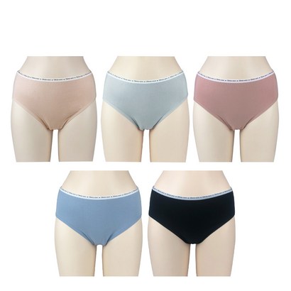 올리비아바비 파스텔 로고 면 스판 팬티 5종