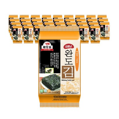 새우표 완도 도시락김 리뷰후기
