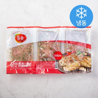 올품 닭안심 통살 스테이크 청양고추 리뷰후기