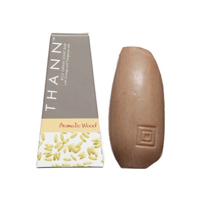 THANN 아로마틱 우드 라이스 그레인 솝 바 시트러스향