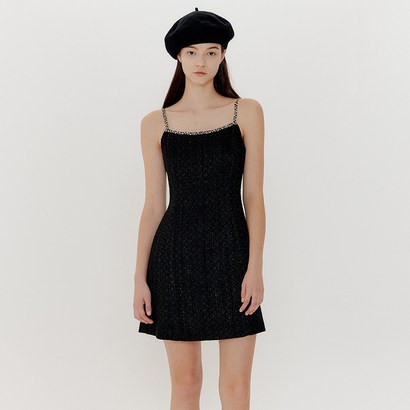 오앨 TWEED INI DRESS