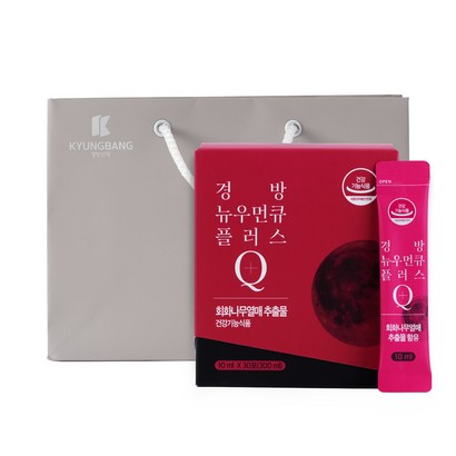 경방 갱년기 여성 영양제 뉴우먼큐 플러스 쇼핑백