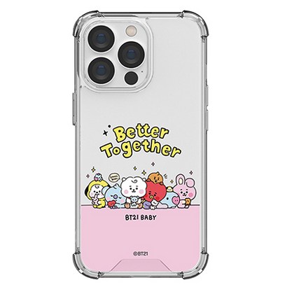 BT21 마이 리틀 버디 투명에어 강화 휴대폰 케이스