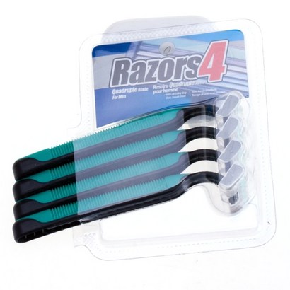드위트리 Razors 4 일회용 면도기 그린