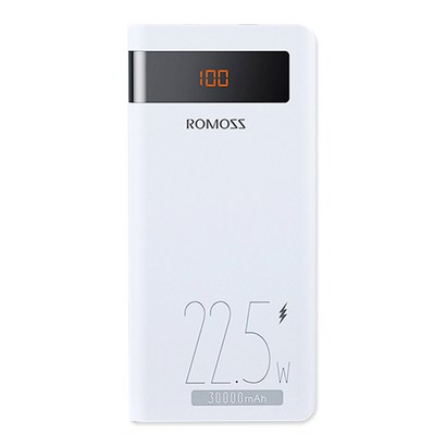 로모스 225W 고속충전 대용량 보조배터리 Ah icro USB ihtnin 8핀 C 타입