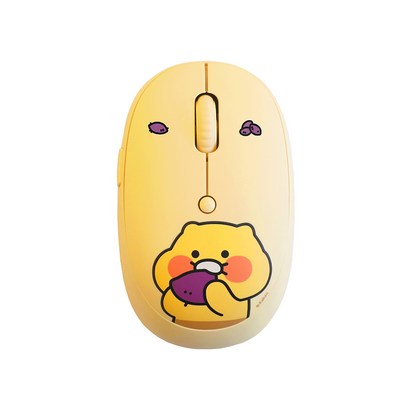 카카오프렌즈 CS 고구마 먹는 춘식이 멀티 페어링 블루투스 무선충전 마우스 KF100C