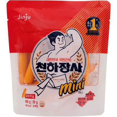 진주햄 천하장사 오리지날 미니 소시지 리뷰후기
