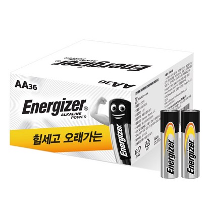 에너자이저 알카라인 AA 건전지