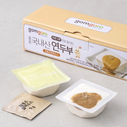 곰곰 정성가득 국내산 연두부 참깨소스