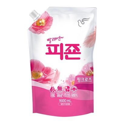 피죤 레귤러 섬유유연제 핑크로즈 리필
