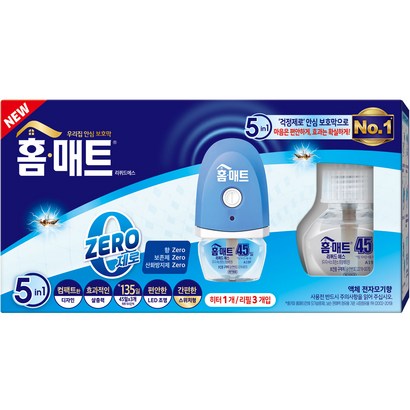 홈매트 리퀴드 제로 에스 스위치 리필 모기약