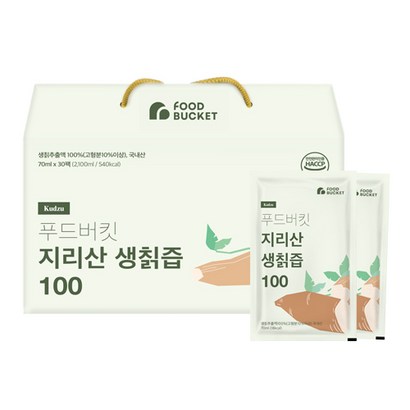 푸드버킷 지리산 생칡즙 100 리뷰 후기