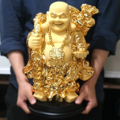 풍수백화점 황금 포대화상 불상 중형