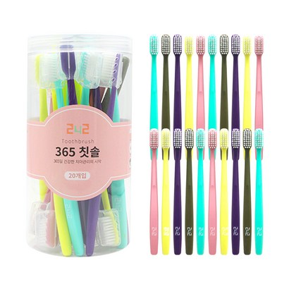 242 365 칫솔 부드러운모 랜덤발송