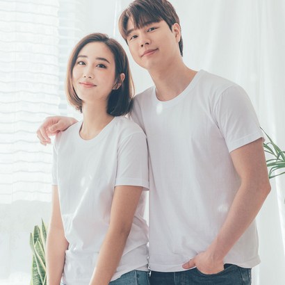 도씨 순면 무지 반팔 티셔츠 리뷰후기