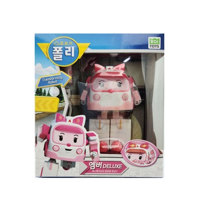 로이토이즈 로보카폴리 디럭스 엠버 변신 로봇