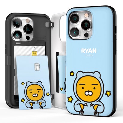 카카오프렌즈 베이직 마그네틱 도어 범퍼 휴대폰 케이스