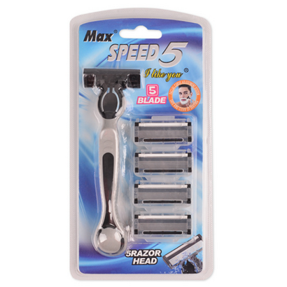 드위트리 AX SEED 5단 일회용 면도기 면도날 블랙