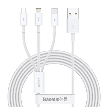 베이스어스 슈페리어시리즈 35A USB-멀티단자 3in1 케이블 CATYS-02 리뷰 후기